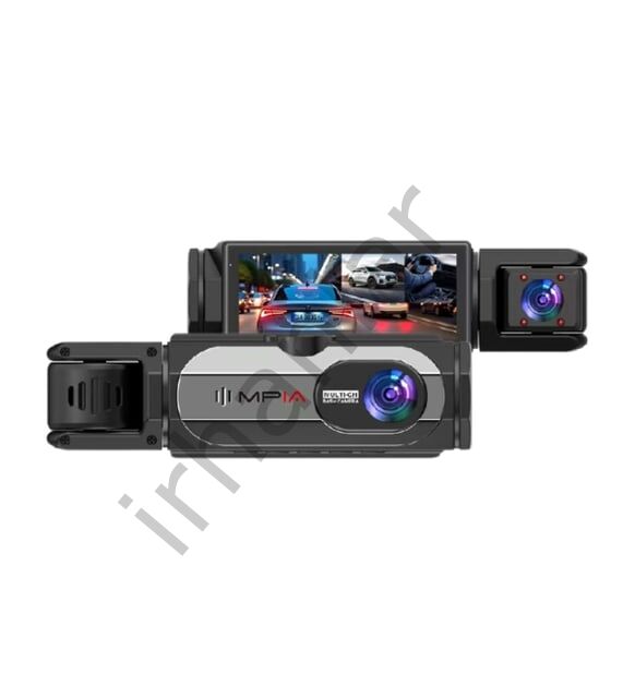 Çift Yönlü Gece Görüşlü 170 Açılı Araç İçi Güvenlik Kamerası 5 MP 30 Fps MPIA CC-41