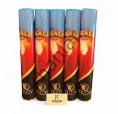 Troy Meşale Pro Çift Tüplü Fitilli 45 Sn Yanma Süresi Düğün Kına Sünnet İthal Troy Gelin Alma