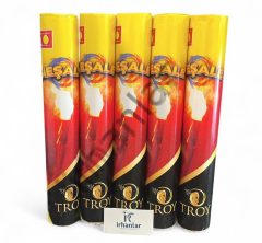 Troy Meşale Pro Çift Tüplü Fitilli 45 Sn Yanma Süresi Düğün Kına Sünnet İthal Troy Gelin Alma